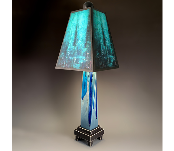 Blown Glass Lamp